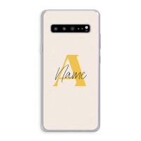 Amber Script: Samsung Galaxy S10 5G Transparant Hoesje