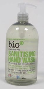 Bio-D Handzeep vloeibaar limoen & aloe vera (500 ml)