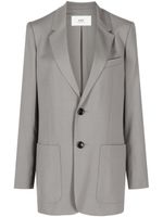 AMI Paris tonal-stitching single-breasted blazer - Gris - thumbnail