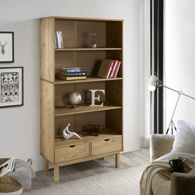 Boekenkast OTTA 2 lades massief grenenhout