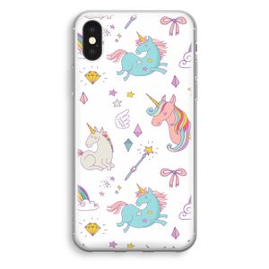 Fantasiewereld: iPhone XS Transparant Hoesje