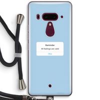 Reminder: HTC U12+ Transparant Hoesje met koord Reminder: HTC U12+ Transparant Hoesje met koord