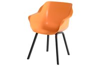 Hartman Sophie Element dining armstoel - Indian Orange - Alu poot - thumbnail