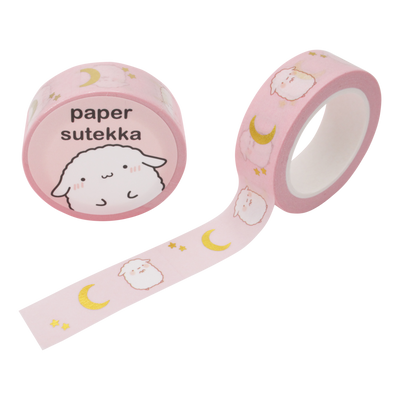 Washi Tape - Pink Moon - Gold Foil