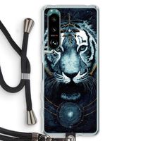 Darkness Tiger: Sony Xperia 5 III Transparant Hoesje met koord