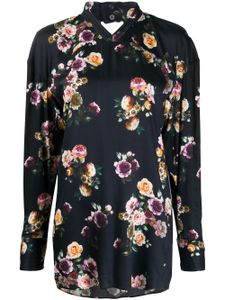 Vivienne Westwood blouse à fleurs Cocco - Noir