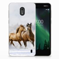Nokia 2 TPU Hoesje Paarden