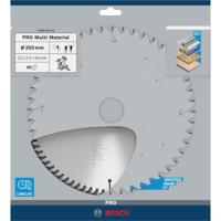 Bosch Professional Cirkelzaagblad PRO Multi Material | Ø 250 x 3,2 x 30mm 80T - 2608640516