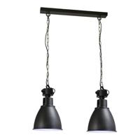 Masterlight Retro industrie eetkamerlampIndustria 2x27 Bud 2-lichts antraciet - 2007-30-06-EH-K-70-2