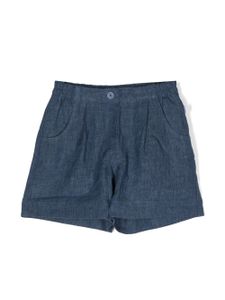 Il Gufo short en coton mélangé - Bleu