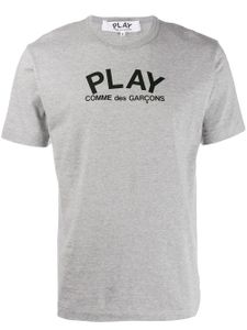 Comme Des Garçons Play t-shirt à logo - Gris