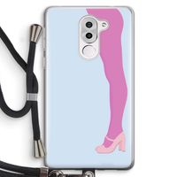 Pink panty: Honor 6X Transparant Hoesje met koord