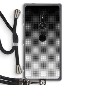 Musketon Halftone: Sony Xperia XZ2 Transparant Hoesje met koord