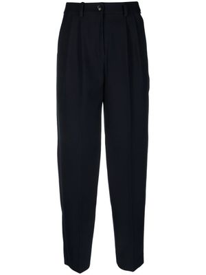Tommy Hilfiger pantalon ample à design plissé - Bleu
