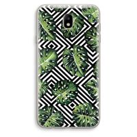 Geometrische jungle: Samsung Galaxy J7 (2017) Transparant Hoesje