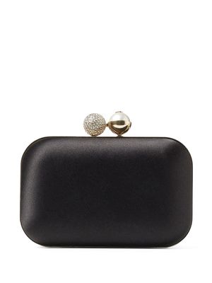 Jimmy Choo pochette Cloud à ornements de perles - Noir Jimmy Choo pochette Cloud à ornements de perles - Noir