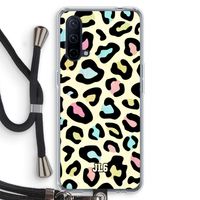 Leopard pattern: OnePlus Nord CE 5G Transparant Hoesje met koord