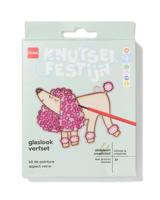 HEMA Glaslook verfset poedel