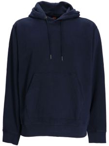 BOSS hoodie en coton à logo imprimé - Bleu