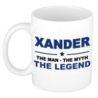 Xander The man, The myth the legend cadeau koffie mok / thee beker 300 ml