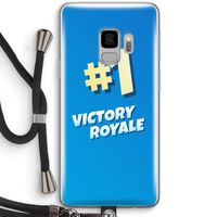 Victory Royale: Samsung Galaxy S9 Transparant Hoesje met koord