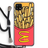 McElodie: Samsung Galaxy A22 5G Transparant Hoesje met koord