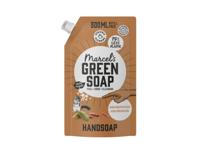 Marcel's Green Soap Handzeep sandelhout & kardemom 500ml navulzak