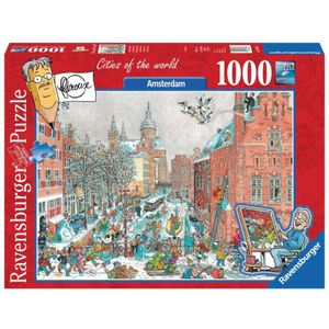 Fleroux - Amsterdam in de winter Puzzel