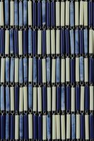 Sunarts kant en klaar vliegengordijn 100 x 232 Mix crème / donkerblauw / donkerblauwvlam model 417