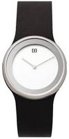 Horlogeband Danish Design IV12Q866 / IV13Q866 Onderliggend Leder Zwart 20mm - thumbnail