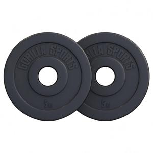 Gorilla Sports Gewichtsschijven 10 kg - Olympisch - 2 x 5 kg - Kunststof - 50 mm