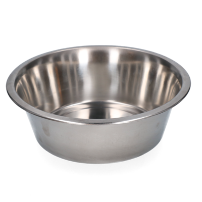 Voer of drinkbak RVS 2,80ltr Ø 25cm
