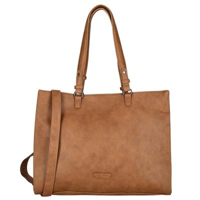 Enrico Benetti Lily Handbag 15"-Cognac