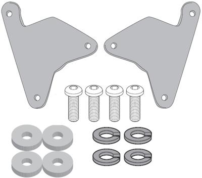 GIVI Extra aanbouwkit, Motorspecifieke bagage, 1179KIT