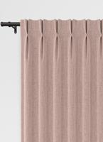Orkney gordijn - Dusty Pink met Dubbele plooi