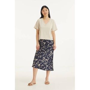 OBJECT ribgebreid T-shirt OBJJADE beige
