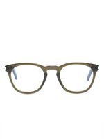 Saint Laurent Eyewear lunettes de vue à monture ronde - Vert - thumbnail