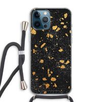 Terrazzo N°7: iPhone 12 Pro Max Transparant Hoesje met koord
