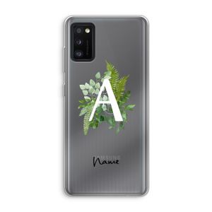 Green Brush: Samsung Galaxy A41 Transparant Hoesje
