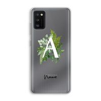 Green Brush: Samsung Galaxy A41 Transparant Hoesje