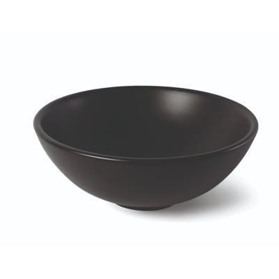 Waskom Luca Sanitair Ceramics Venere Rond 41x41x16 Keramiek Mat Zwart Luca Sanitair