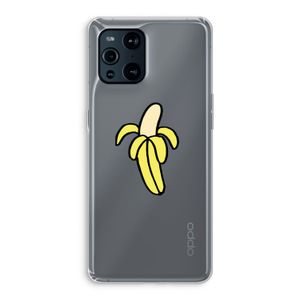 Banana: Oppo Find X3 Transparant Hoesje