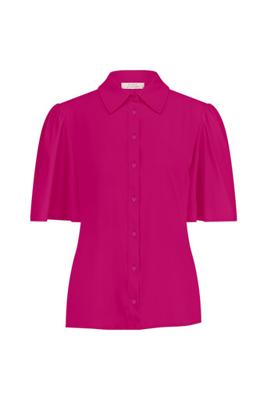Poppy butterfly blouse - new fuchsia - 13806