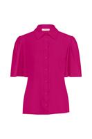 Poppy butterfly blouse - new fuchsia - 13806