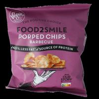 Food2Smile Popped chips barbeque 25 Gram