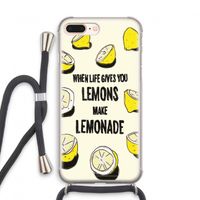 Lemonade: iPhone 8 Plus Transparant Hoesje met koord