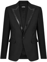 DSQUARED2 blazer à revers contrastants - Noir