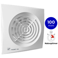 [tweedekans] Badkamer/toilet Ventilator Soler & Palau Silent (100crz) - Ø 100mm - Met Timer