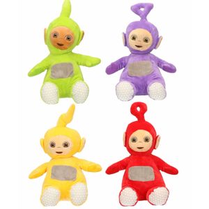 Set van 4x pluche Teletubbies speelgoed knuffels Tinky Winky Dipsy Laa-Laa Po 30 cm