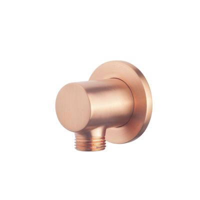 Doucheaansluiting BWS Luxe Rond 1/2&apos;&apos; Messing Geborsteld Koper